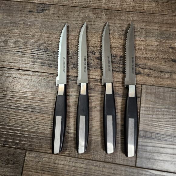 Set of 4 Sharper Image Steak Knives  X - Picture 4 of 5